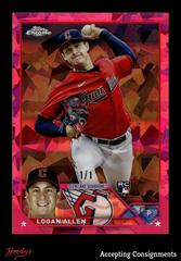 Logan Allen [Padparadscha] #USCS320 Baseball Cards 2023 Topps Chrome Update Sapphire Prices