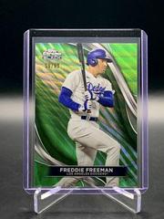 Freddie Freeman [Green Refractor] #12 Baseball Cards 2024 Topps Chrome Black Prices