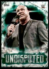 Kurt Angle [Green] #25 Wrestling Cards 2018 Topps WWE Undisputed Prices