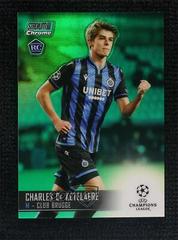 Charles De Ketelaere [Green Refractor] #36 Soccer Cards 2020 Stadium Club Chrome UEFA Champions League Prices