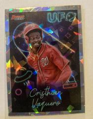 Cristhian Vaquero [Atomic] Baseball Cards 2022 Bowman's Best UFO Prices