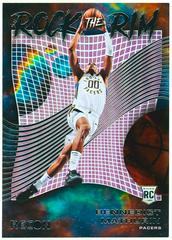 Bennedict Mathurin #18 Basketball Cards 2022 Panini Recon Rock the Rim Prices