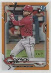 Joey Votto [Orange Refractor] #2 Baseball Cards 2021 Bowman Chrome Prices