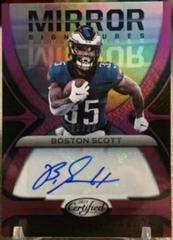 Boston Scott [Purple] #MS-BS Football Cards 2021 Panini Certified Mirror Signatures Prices