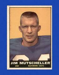 Jim Mutscheller Football Cards 1961 Topps Prices