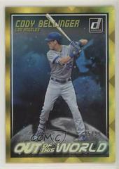 Cody Bellinger [Gold] Baseball Cards 2018 Panini Donruss Out of This World Prices