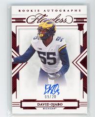David Ojabo [Autograph Ruby] Football Cards 2022 Panini Flawless Collegiate Prices