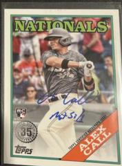 Alex Call Baseball Cards 2023 Topps Silver Pack 1988 35th Anniversary Autographs Prices