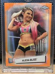 Alexa Bliss [Orange Refractor] Wrestling Cards 2021 Topps Chrome WWE Prices