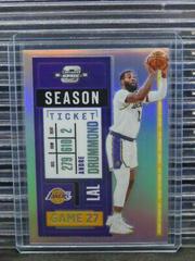 Andre Drummond #79 Basketball Cards 2020 Panini Contenders Optic Prices