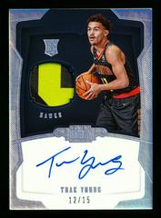 Trae Young [Autograph Jersey Silver] Basketball Cards 2018 Panini Dominion Prices