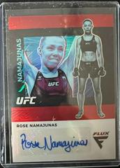 Rose Namajunas [Red] #FX-RNJ Ufc Cards 2022 Panini Chronicles UFC Flux Autographs Prices