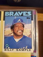 Billy Sample #98T Baseball Cards 1986 Topps Traded Prices