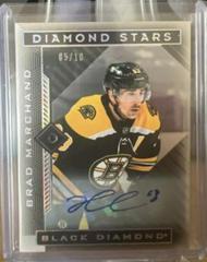 Brad Marchand [Purple Relic Autograph] Hockey Cards 2021 Upper Deck Black Diamond Stars Prices