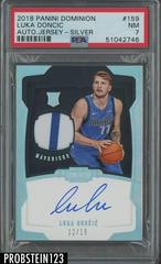 Luka Doncic [Autograph Jersey Silver] #159 Basketball Cards 2018 Panini Dominion Prices