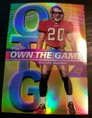 Ronde Barber [Refractor] #OG29 Football Cards 2002 Topps Chrome Own the Game Prices
