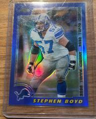 Stephen Boyd [Refractor] #9 Football Cards 2000 Topps Chrome Prices