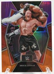 Brock Lesnar [Purple & Orange Prizm] Wrestling Cards 2022 Panini Select WWE Prices