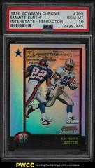 Emmitt Smith [Interstate Refractors] Football Cards 1998 Bowman Chrome Prices