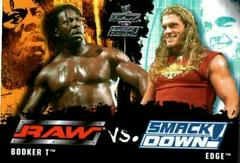 Booker T, Edge Wrestling Cards 2002 Fleer WWE Raw vs Smackdown Prices