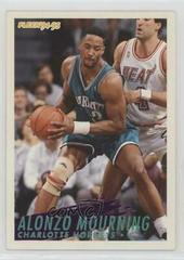 Alonzo Mourning #27 Basketball Cards 1994 Fleer Prices
