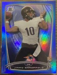Jimmy Garoppolo [Blue] #105 Football Cards 2014 Bowman Rookies Prices
