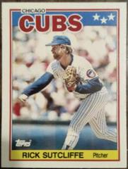Rick Sutcliffe #77 Baseball Cards 1988 Topps American Prices
