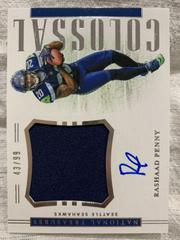 Rashaad Penny Football Cards 2018 National Treasures Rookie Colossal Signatures Prices