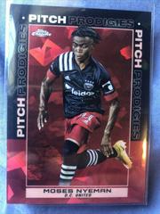Moses Nyeman [Red] #176 Soccer Cards 2021 Topps Chrome MLS Sapphire Prices
