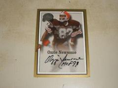 Ozzie Newsome [Autograph] Football Cards 2000 Fleer Greats of the Game Autographs Prices