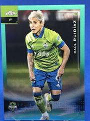 Raul Ruidiaz [Aqua Refractor] Soccer Cards 2021 Topps Chrome MLS Prices