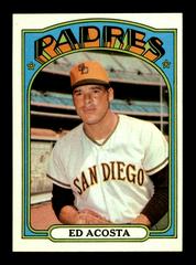 Ed Acosta #123 Baseball Cards 1972 Topps Prices