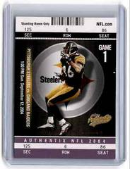 Hines Ward [Standing Room Only Purple] #53 Football Cards 2004 Fleer Authentix Prices