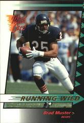 Brad Muster #24 Football Cards 1992 Wild Card Running Prices