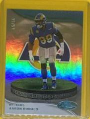Aaron Donald [Teal] #FF-12 Football Cards 2023 Panini Certified Franchise Foundations Prices