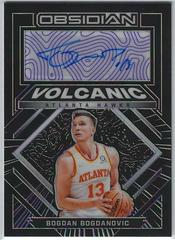 Bogdan Bogdanovic [Purple] #VS-BGB Basketball Cards 2021 Panini Obsidian Volcanic Signatures Prices