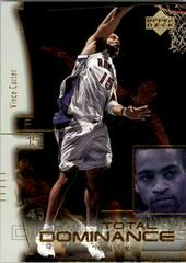 Vince Carter #TD7 Basketball Cards 2000 Upper Deck Total Dominance Prices