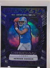 Hendon Hooker [Purple Electric Etch] #5 Football Cards 2023 Panini Obsidian Supernova Prices