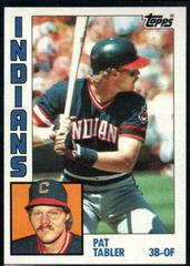 Pat Tabler #329 Baseball Cards 1984 Topps Prices