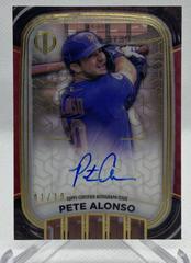 Pete Alonso [Red] Baseball Cards 2022 Topps Tribute Iconic Perspectives Autographs Prices
