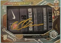 Chris Olave [Patch Laundry Tag] #RNS-CO Football Cards 2022 Panini Elements Rookie Neon Signs Autographs Prices
