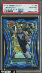 Luka Doncic [Die Cut Blue Prizm] Basketball Cards 2019 Panini Select Prices