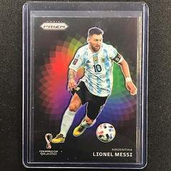 Lionel Messi Soccer Cards 2022 Panini Prizm World Cup Color Wheel Prices