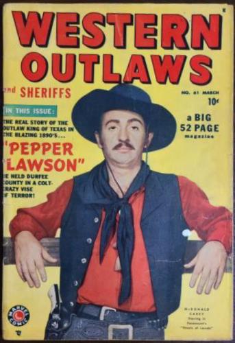 Western Outlaws & Sheriffs #61 (1950) Comic Books Western Outlaws & Sheriffs