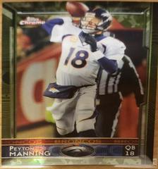 Peyton Manning [White Jersey Camo Refractor] #100 Football Cards 2015 Topps Chrome Prices
