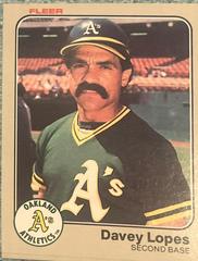 Davey Lopes #524 Baseball Cards 1983 Fleer Prices