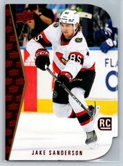Jake Sanderson [Red] Hockey Cards 2022 Upper Deck 1994-95 Rookie Die Cuts Prices