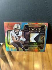 Chris Olave [Tie Dye] #RSW-7 Football Cards 2022 Panini Select Rookie Swatches Prices