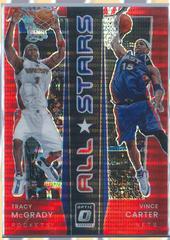 Tracy McGrady, Vince Carter [Red Pulsar] Basketball Cards 2021 Panini Donruss Optic All Stars Prices