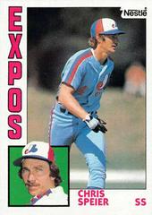 Chris Speier #678 Baseball Cards 1984 Topps Nestle Prices